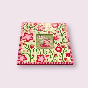 Vintage Strawberry Shortcake Floral Picture Frame Pink & Green